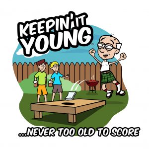 Keepin it Young - CornholeT-shirt